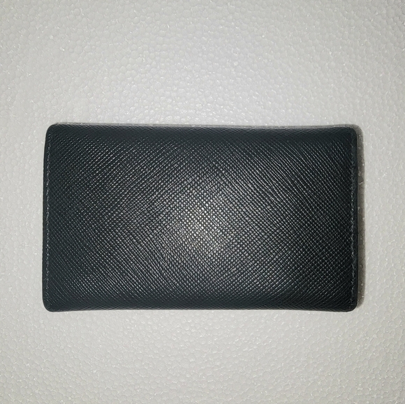 PRADA 6 KEY WALLET BLACK LEATHER - Picture 3 of 6